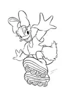 Donald Duck kleurplaat 31
